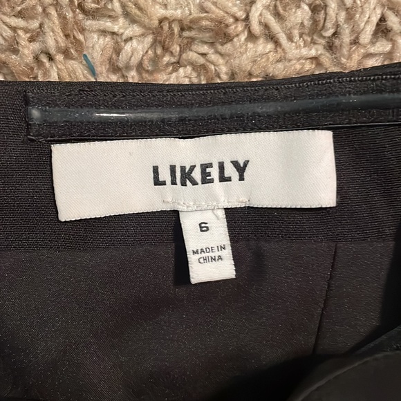 Likely Araya strapless black twist front dress - Picture 4 of 5